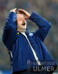Fussball 1. Bundesliga: Bochum - Schalke, Neururer enttaeuscht
