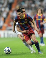 Fussball CHL  Saison 2010/2011:  David Villa (Barca)