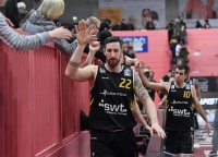 Basketball 1. Bundesliga 17/18 Hauptrunde: Walter Tigers Tuebingen - Eisbaeren Bremerhaven