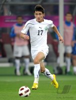 Fussball AFC Asian Cup 2011 Eroeffnungsspiel:  Sanzhar Tursunov (Uzbekistan)