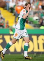 Fussball 1. Bundesliga: Werder, BOROWSKI