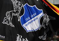 Fussball 1. Bundesliga: Hoffenheim Fahnentraeger