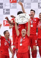 Fussball 1. Bundesliga Saison 18/19: Meister FC Bayern Muenchen