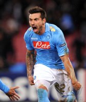 Fussball Champions League  Saison 2011/2012:  Ezequiel Lavezzi (Neapel)