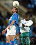 Fussball Bundesliga: Bochum - Wolfsburg, Zweikampf