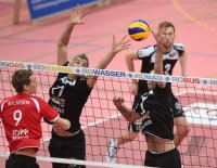 Volleyball 1. Bundesliga  Saison  14/15: TV Rottenburg  - Berlin Recycling Volleys