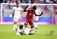 Fussball 1. Bundesliga Saison 21/22: FC Bayern Muenchen - Bayer 04 Leverkusen