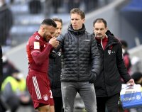 Fussball 1. Bundesliga Saison 21/22: FC Bayern Muenchen - SpVgg Greuther Fuerth