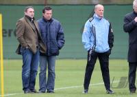 Fussball 1. Bundesliga: Training SV Werder Bremen mit Praktikant Lothar Matthaeus