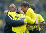 Fussball 1. Bundesliga: Dortmund - Bochum, Jubel BVB n. 2:1