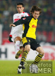 Fussball Bundesliga: Stuttgar - Dortmund, Zweikampf