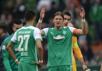 Fussball, 1. Bundesliga  Saison 2014/2015: SV Werder Bremen - Borussia Moenchengladbach
