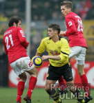 Fussball 1. Bundesliga: Dortmund - Mainz, Zweikampf