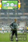 Fussball 1. Bundesliga: Bremen -Bayern, Kahn vor Anzeigetafel