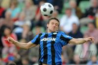 Fussball 1. Bundesliga: Wolfsburg, GENTNER Einzelaktion am Ball