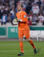 FUSSBALL DFB POKAL  Saison 2012/2013:  Torwart Oliver Baumann (SC Freiburg)