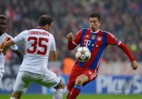 Fussball CHL  Saison 2014/2015: AS Rom - FC Bayern Muenchen