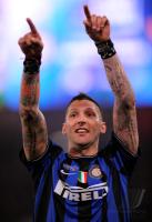 FUSSBALL SERIE A: JUBEL Marco Materazzi (Inter)