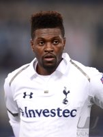 Fussball: Europa League Saison 2012/2013: Emmanuel Adebayor (Tottenham)