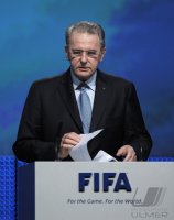 FUSSBALL INTERNATIONAL:   61. FIFA  Kongress in Zuerich 2011 IOC Praesident Jacques Rogge