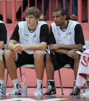 1. Basketball Bundesliga 2010/2011 Testspiel  Walter Tigers Tuebingen  - SIG Strasbourg