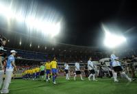 FUSSBALL  Olympia 2008   Halbfinale  Maenner   Argentinien - Brasilien