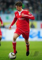 FUSSBALL, 1. BUNDESLIGA, 21. Spieltag: Bayern, MUELLER Einzelaktion