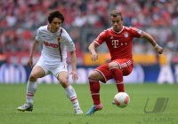 Fussball 1. Bundesliga  Saison  2012/2013: FC Bayern Muenchen  - FC Augsburg