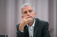 Streitgespraech OB Boris Palmer und AfD Landesvorsitzender Markus Frohnmaier in Tuebingen
