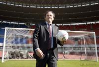 FUSSBALL EM 2008 PLATINI besucht das Ernst Happel Stadion
