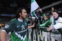 Fussball Champions League  Saison 2010/2011: Claudio Pizarro (SV Werder Bremen)