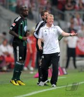 Fussball 1. Bundesliga Saison 2010/2011: Trainer Steve McClaren wechselt Grafite (VfL Wolfsburg) einThorsten Kinhoefer