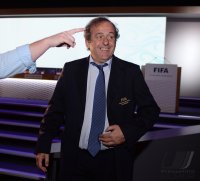 FUSSBALL 63. FIFA  Kongress auf Mauritius 2013: Vizepraesident Michel PLATINI (Frankreich, FIFA-Exekutivkomitee und UEFA Praesident)