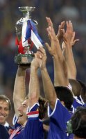 EURO 2000  Finale Jubel Frankreich