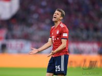 Fussball 1. Bundesliga Saison 18/19: FC Bayern Muenchen - Borussia Moenchengladbach