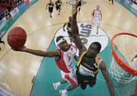 Basketball 1. Bundesliga  08/09  Walter Tigers Tuebingen  -  Paderborn Baskets