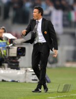 FUSSBALL SERIE A:  Trainer Luis Enrique (AS Rom)