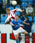 Fussball 1. Bundesliga: Bochum - Koeln, Zweikampf