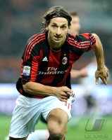 FUSSBALL SERIE A:  Zlatan Ibrahimovic (AC Mailand)