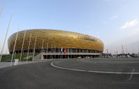 Fussball International EM 2012 : Uebersicht der PGE Arena , EM Stadion von Danzig