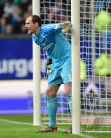 Fussball, 1. Bundesliga  Saison 2014/2015: Hamburger SV - Borussia Moenchengladbach