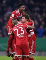 Fussball DFB Pokal Achtelfinale 17/18: FC Bayern Muenchen - Borussia Dortmund