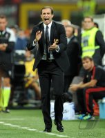 FUSSBALL SERIE A:  Trainer Massimiliano Allegri (AC Mailand)