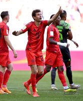 Fussball 1. Bundesliga 23/24: FC Bayern Muenchen - VfL Wolfsburg