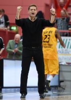 Basketball 1. Bundesliga 14/15 Hauptrunde:  Walter Tigers Tuebingen - Loewen Braunschweig