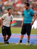 FUSSBALL SERIE A: Diego, Julio Cesar  (v. li., Juventus Turin)