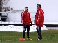 Fussball 1. Bundesliga : Training beim FC Bayern Muenchen