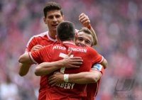 Fussball 1. Bundesliga  Saison  2012/2013:  JUBEL FC Bayern Muenchen