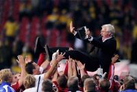 Fussball WM  2010  Qualifikation:  JUBEL Daenemark