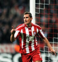 Fussball Champions League  Saison 2010/2011: Miroslav Klose (FC Bayern Muenchen)